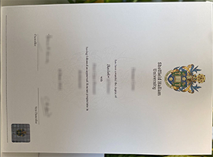Sheffield Hallam University diploma