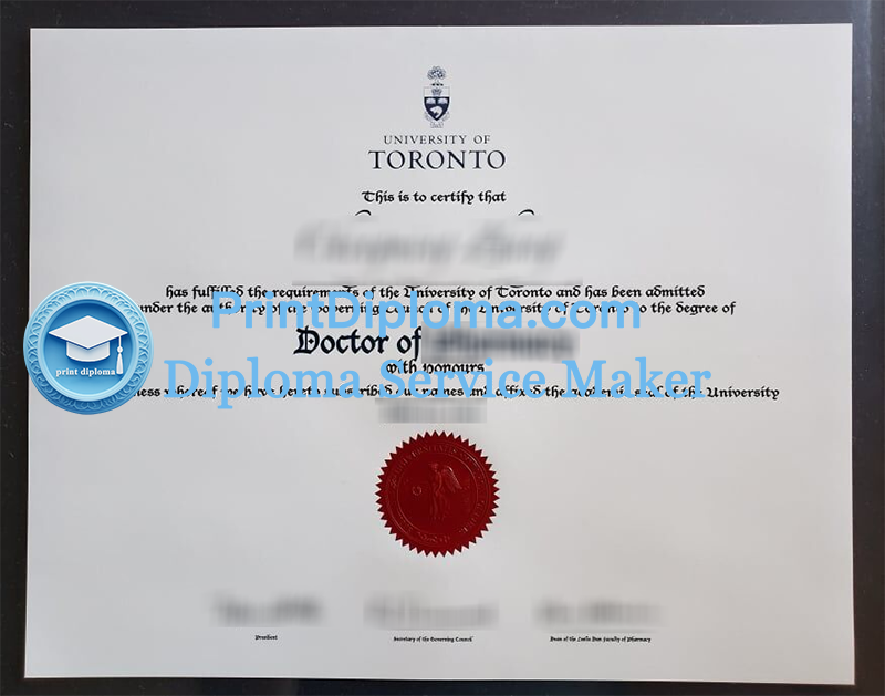 University of Toronto diploma