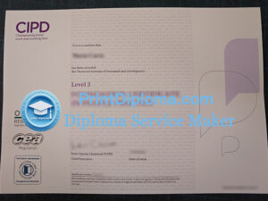 CIPD Certificate