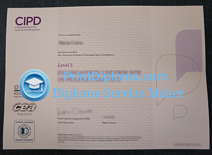 CIPD Certificate