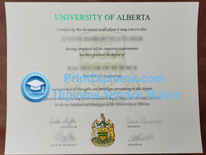 University of Alberta diploma