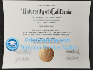 University of California diploma